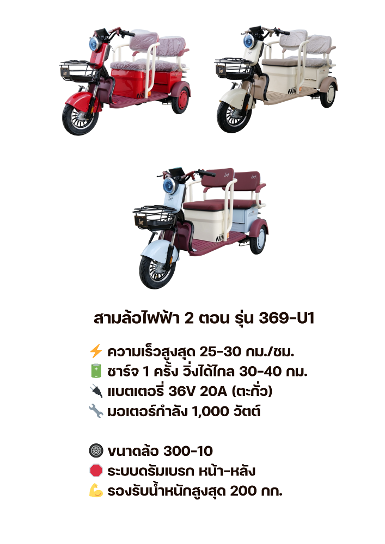 สามล้ออ2 ตอน ปรับกระบะได้ U1