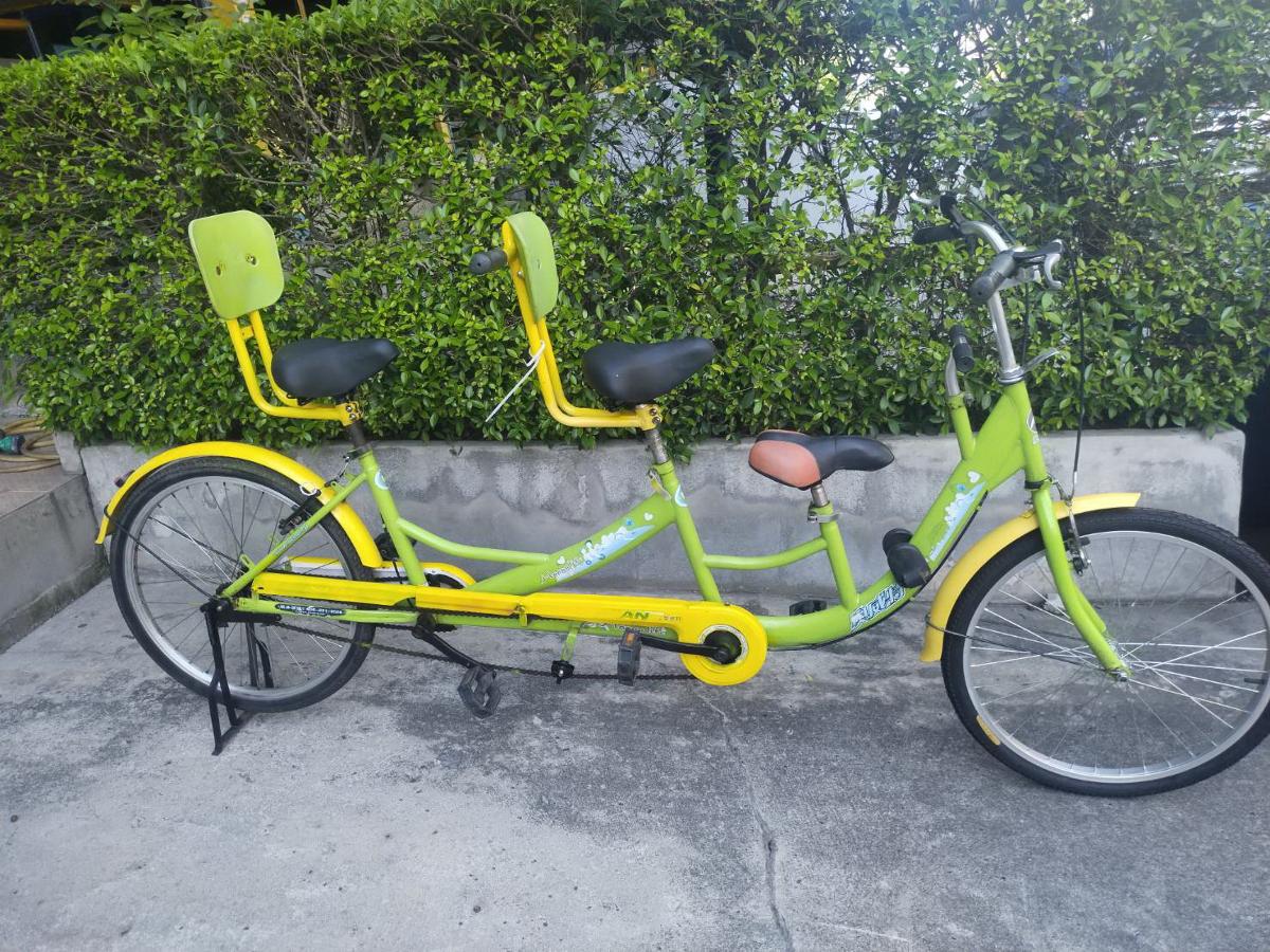 จักรยาน 2 อาน(มีอานเด็กเสริม)  เฟรมสีเขียว